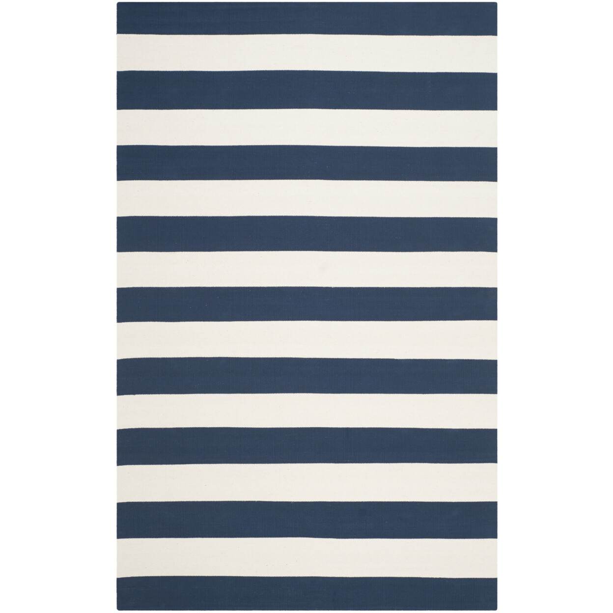 SAFAVIEH Montauk MTK712H Handwoven Navy / Ivory Rug