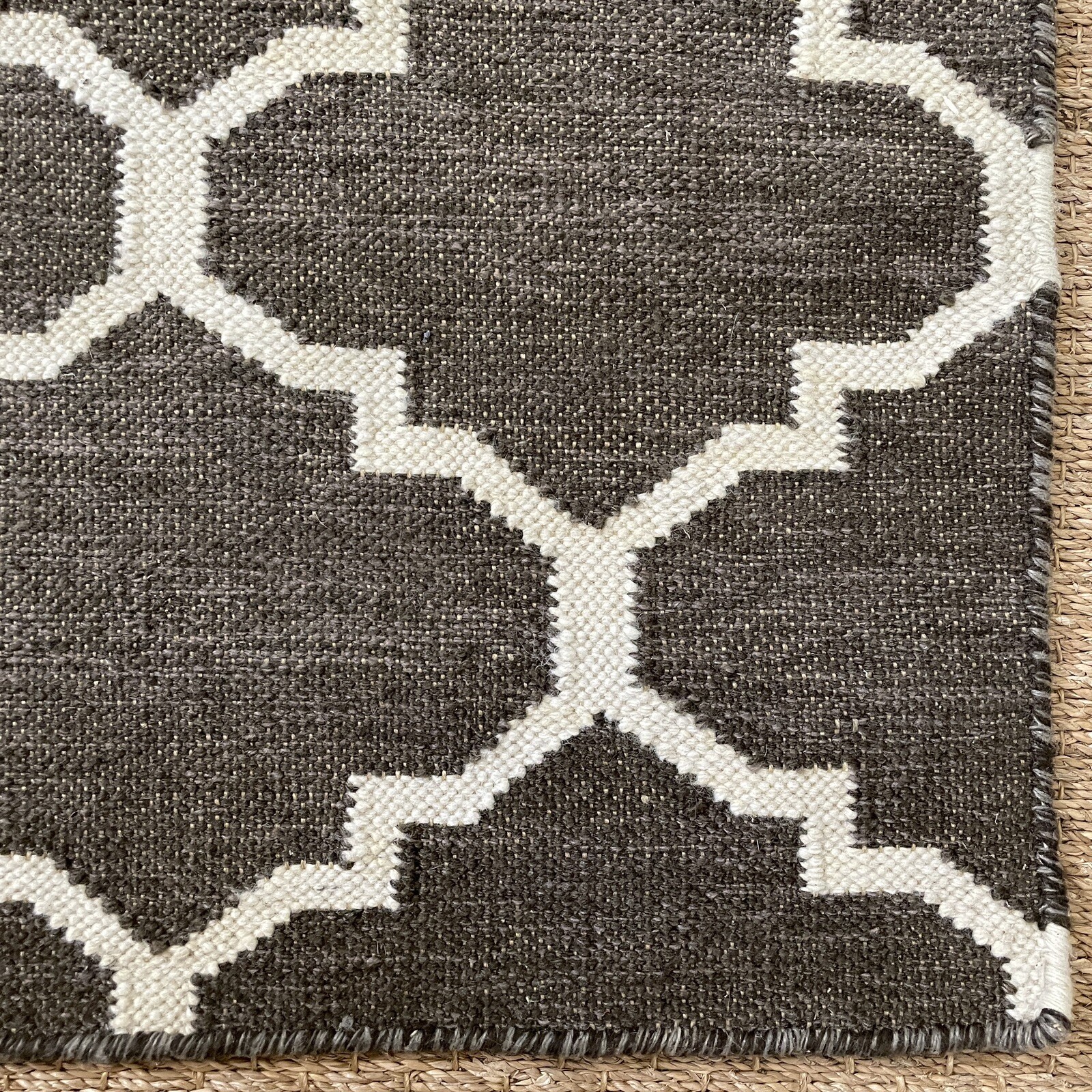 Ben Soleimani for Restoration Hardware Moroccan Tile Flat Weave Accent Rug 3×5’