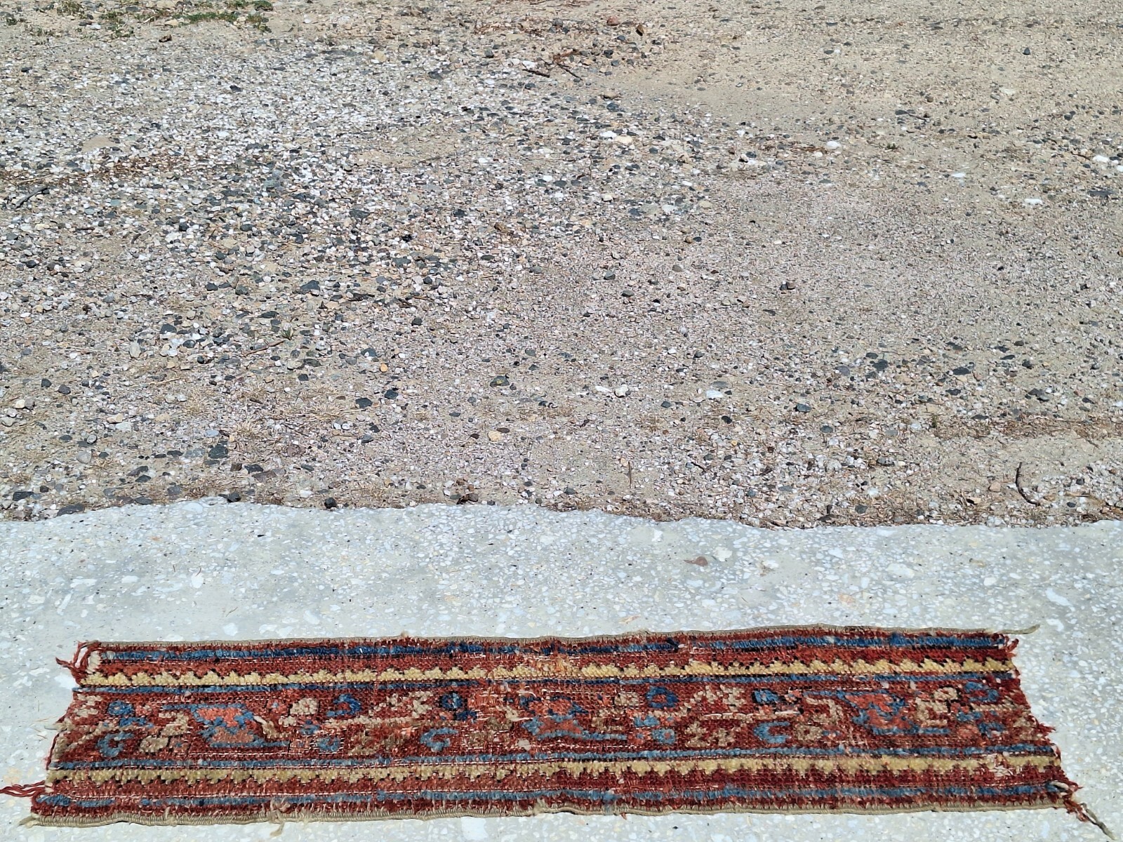 1850s An Antique Turkish-Uşak Hand Woven Fragment Rug, Collectible Rare Rug