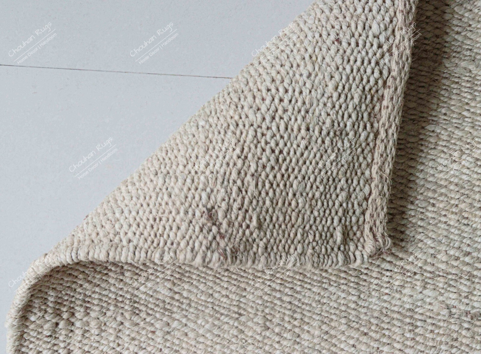 Off White Natural Jute Hemp Handmade Tufted Area Rug Hemp Jute Rectangle Rug