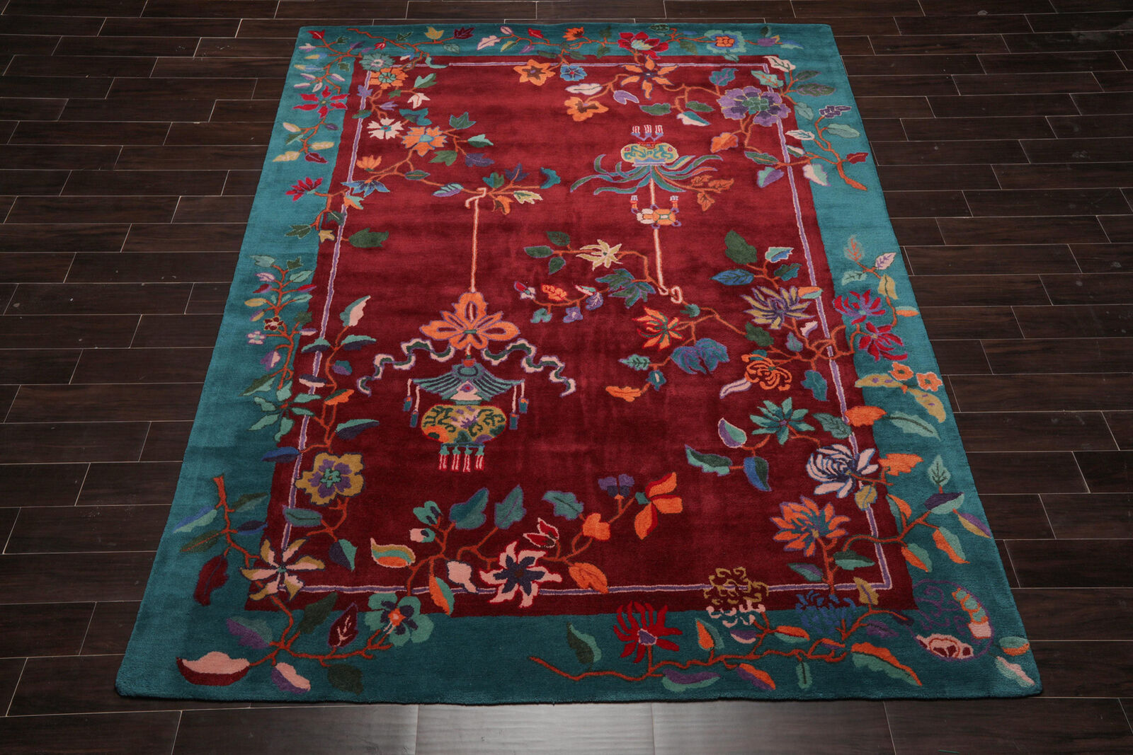 Hand-Tufted New Zealand Wool Rug – Soft Area Carpet for Bedroom & Living Room
