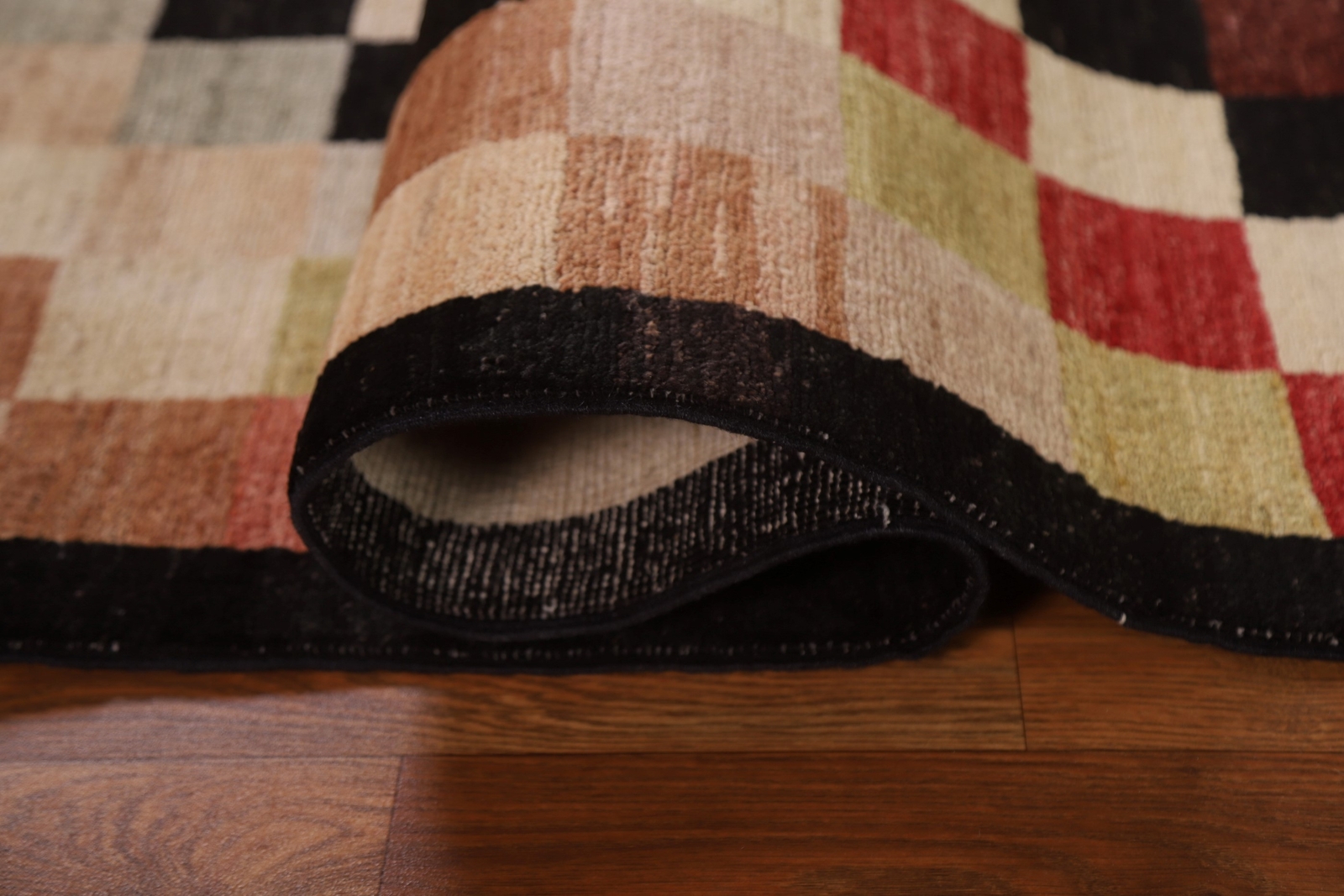 Modern Gabbeh Kashkoli Accent Rug Hand-made Wool Carpet 5×6 ft