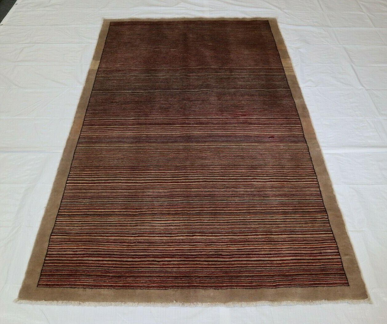 5’1″ x 8’4″ ft. Gabeh Oriental Wool Area Tribal Gaba Afghani Indo Rug