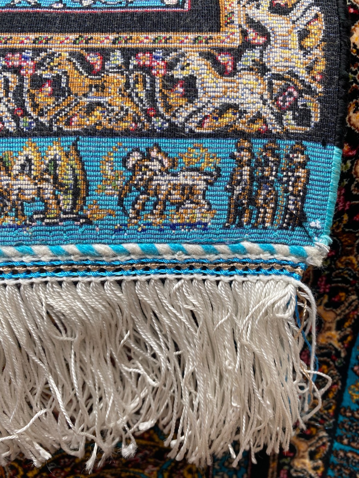 Oriental Carpet Camels, Gryphons, Elephants and Horses – 59in x 39in