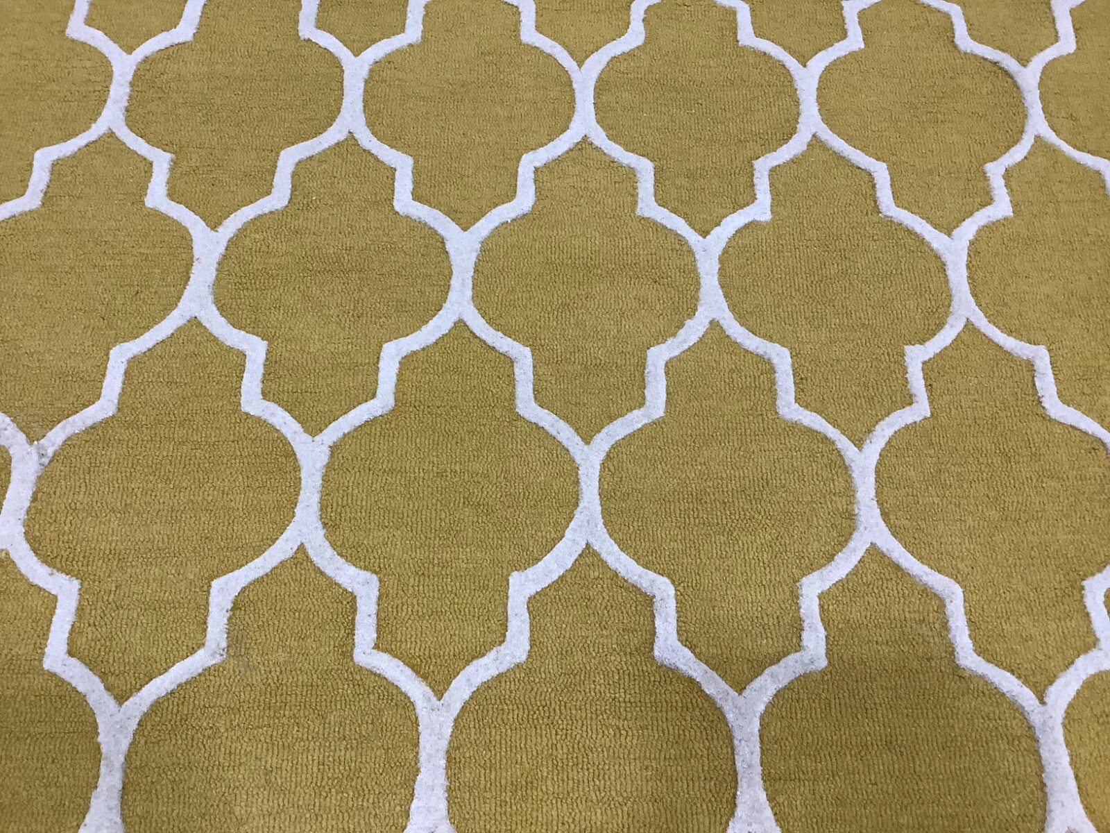 GOLD / IVORY 8′-0″ x 8′-0″ Flaw in Rug, Reduced Price 1172680121 CAM134Q-8R
