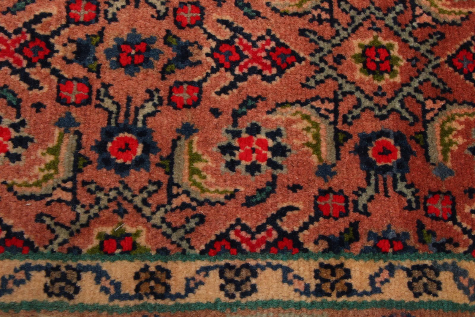2’6″ x 6’5″ Vintage Hand-knotted Runner Rug Traditional Oriental Wool Carpet