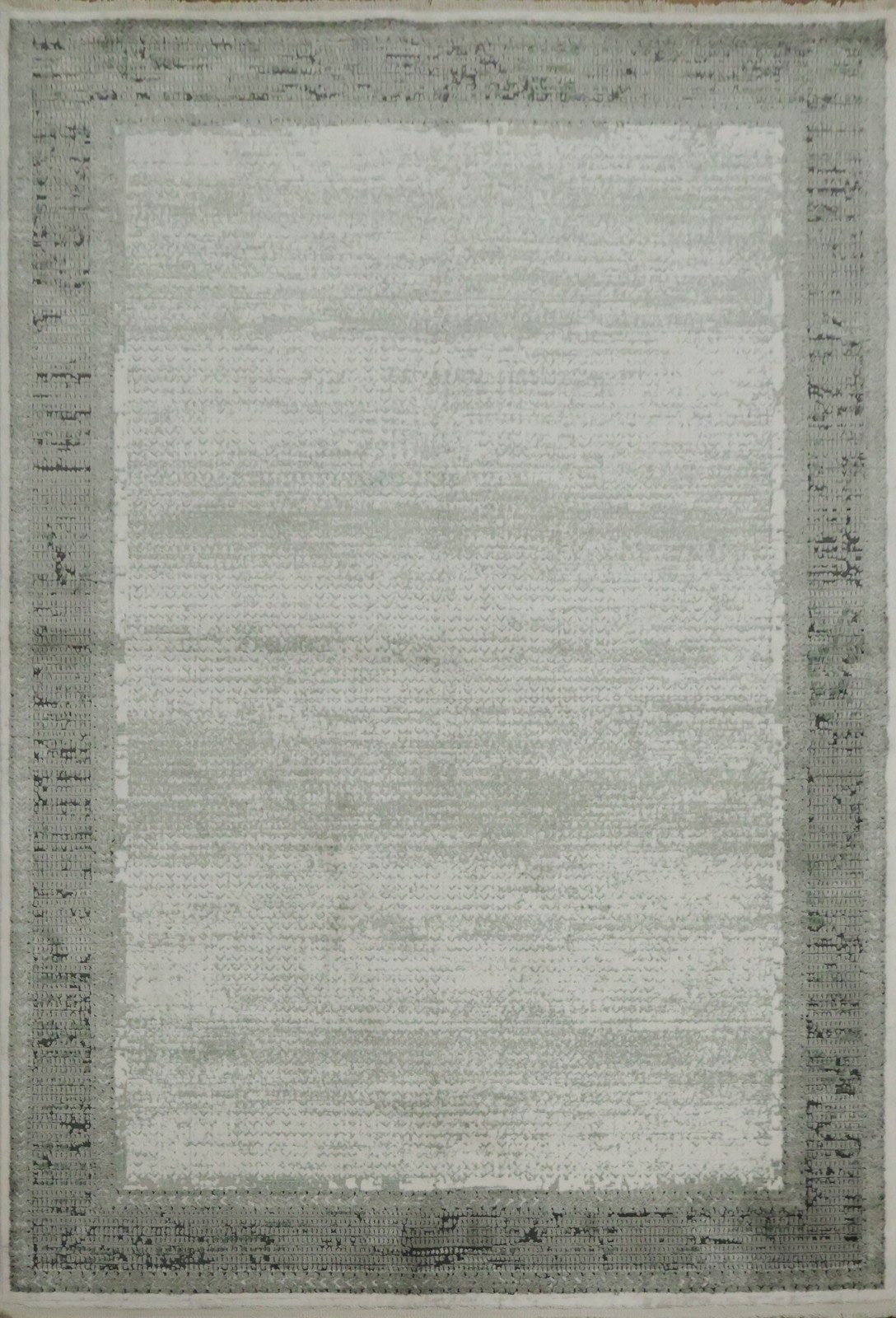 Modern Gray Border Rug 5×8 Ft Contemporary Abstract Turkish Carpet Bedroom Rug