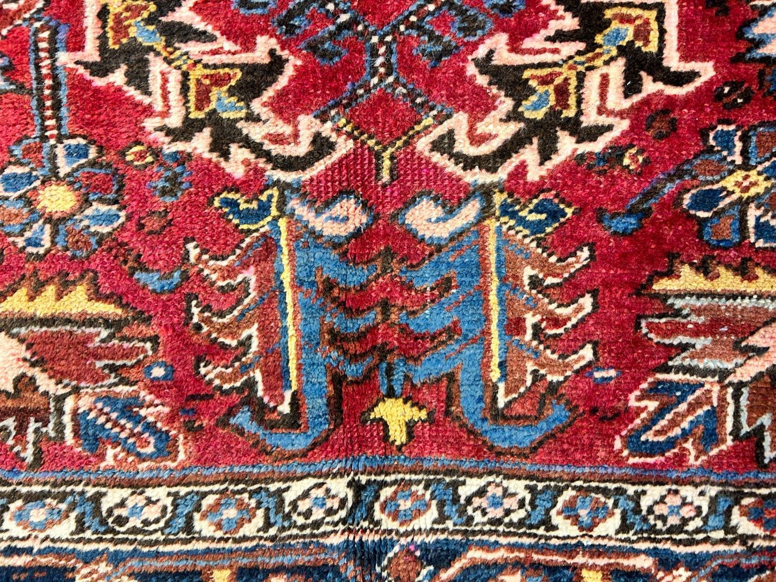 8’2″x10’11” Collector Antique 100% Wool Pile Herize Rug