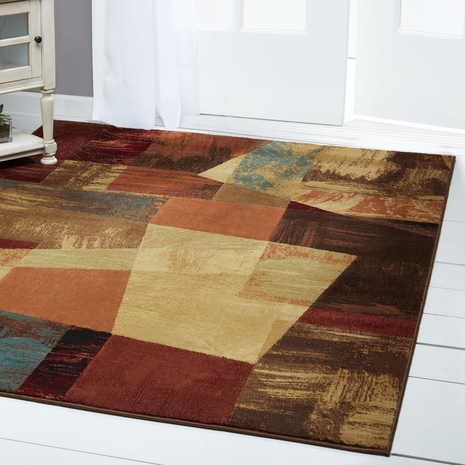 Modern Abstract Multi 8×11 Area Rug Geometric Carpet – Actual 7′ 10″ x 10′ 5″