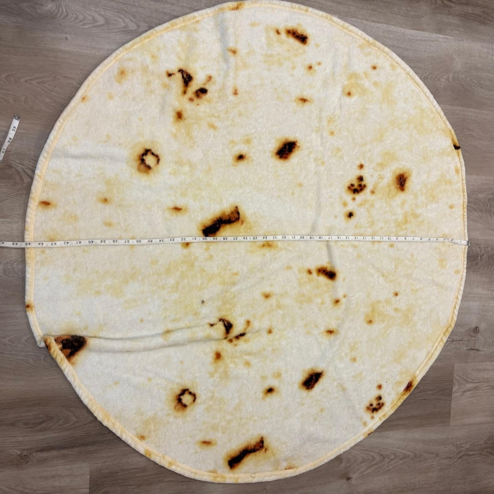 Round Tortilla Blanket Burrito Wrap 45 in Throw Blanket Soft Fluffy Novelty Gift