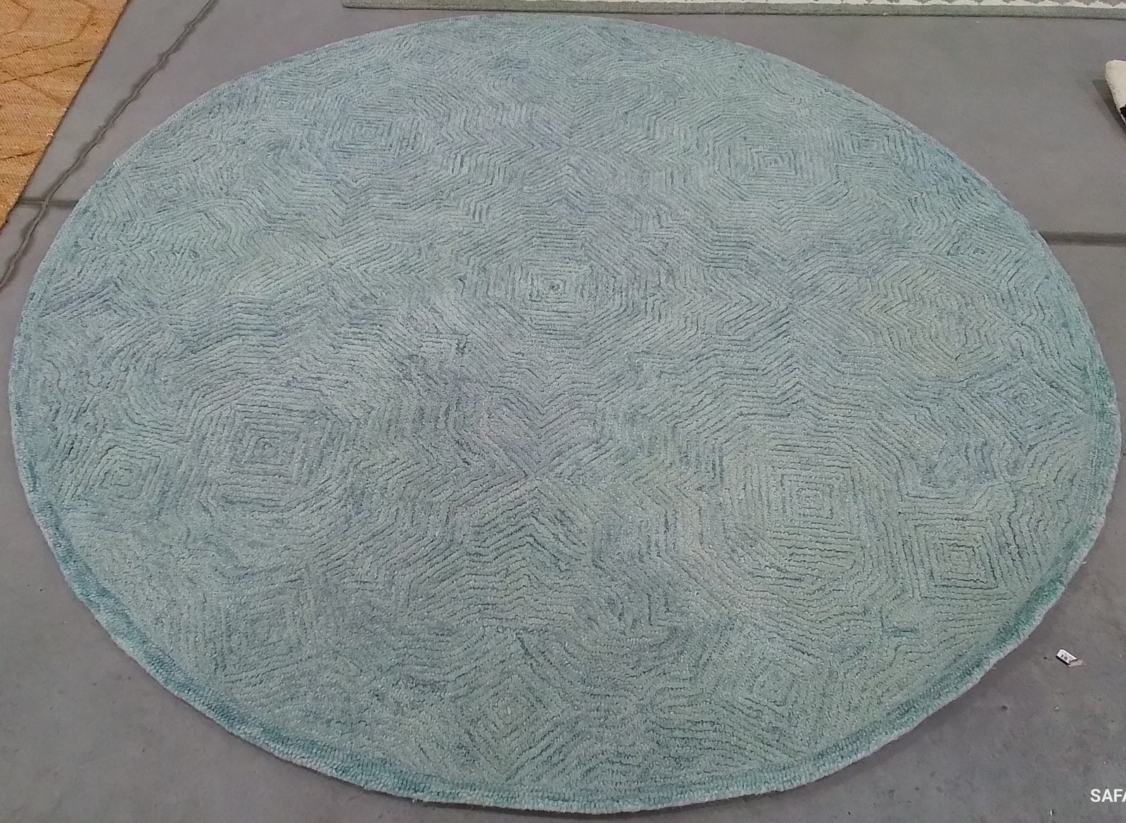 AQUA 6′-0″ x 6′-0″ Flaw in Rug, Reduced Price 1172795517 IKT506J-6R
