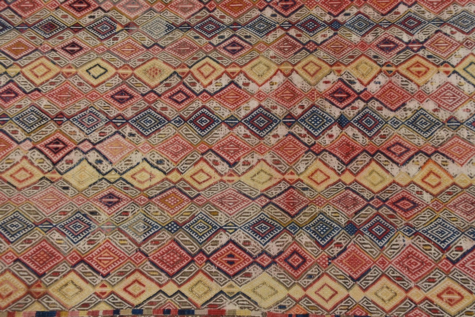 4,3×10 ft Vintage Turkish Rug, Large Rug, Red Wool Rug