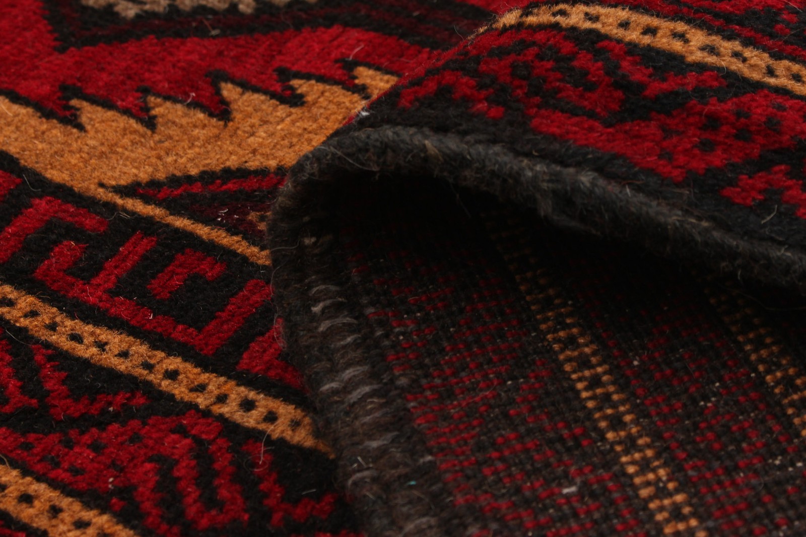 Vintage 3’4″ x 5’10” Traditional Hand Knotted Vegetable Dye Wool Area Rug