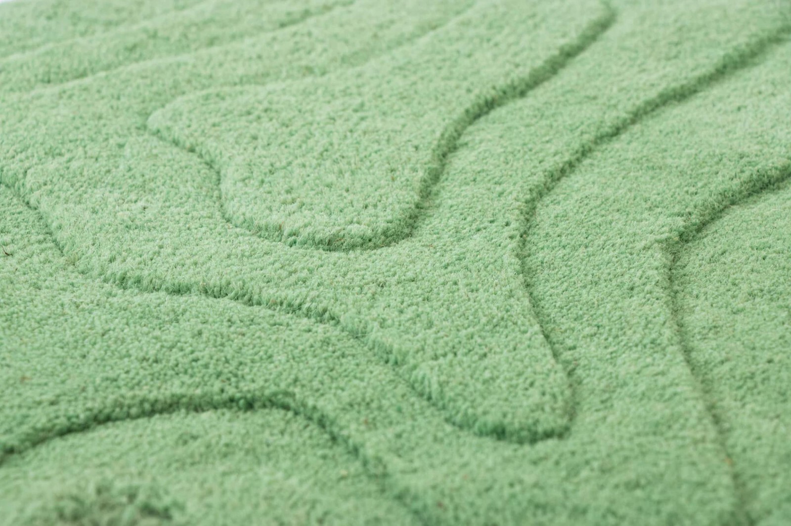 AMOEBA CELADON Hand Tufted Woolen Area Rug Carpets For Home, Bedroom Living Room