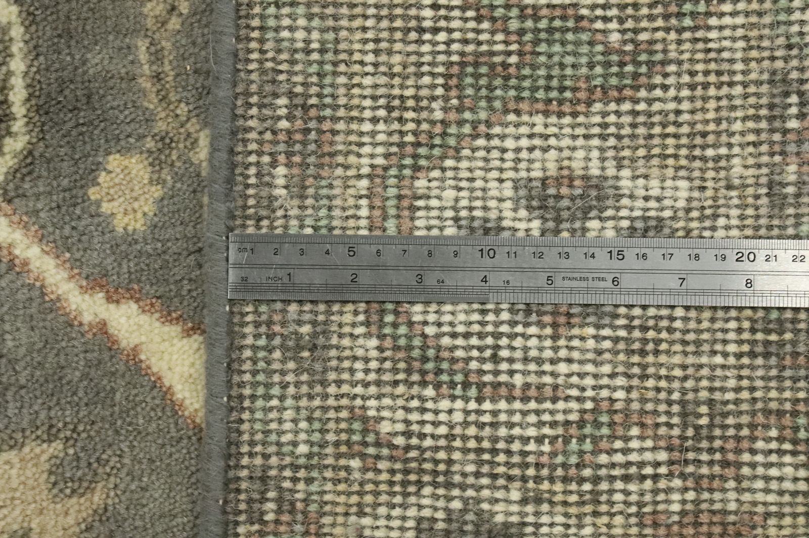 Exquisite Oushak Indian Wool Rug Handmade Bedroom 4×6 ft Gray Carpet