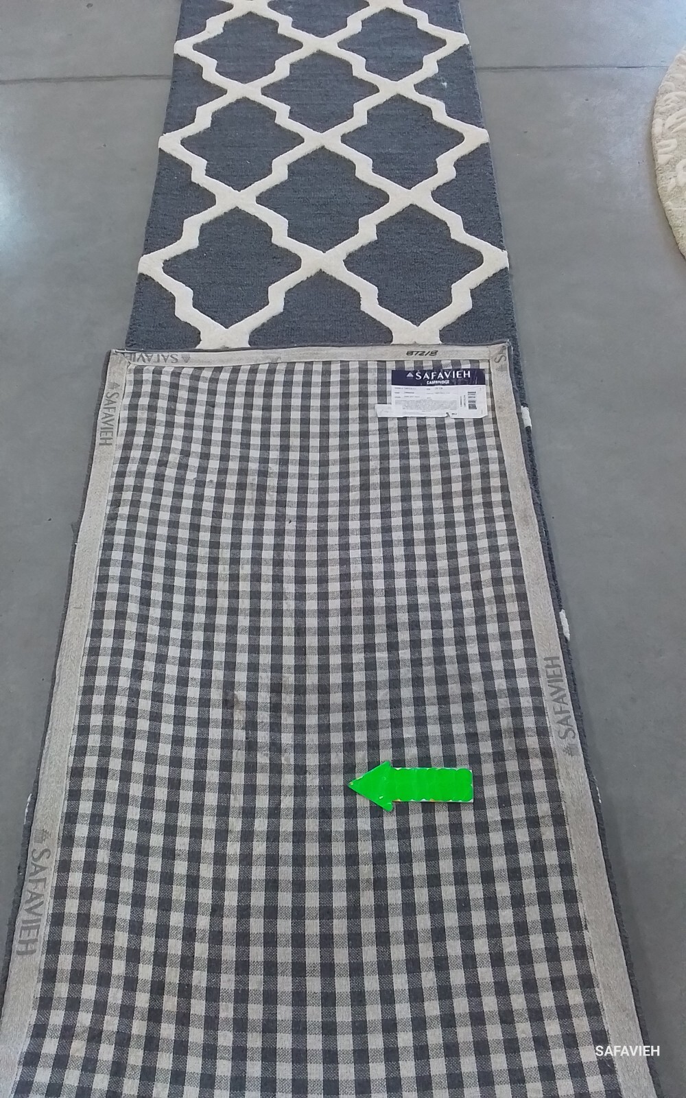 DGREY IVORY 2′-6″ x 14′-0″ Back Stain Rug, Reduced Price 1172769291 CAM121X-214