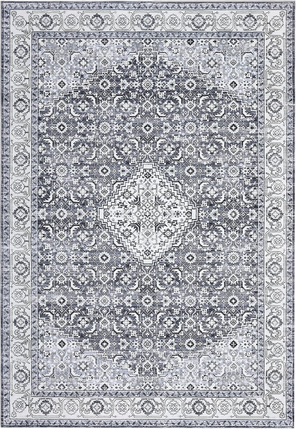 Vintage Area Rug Indoor Accent Rug Washable Rugs Entry Carpet Kitchen Mat