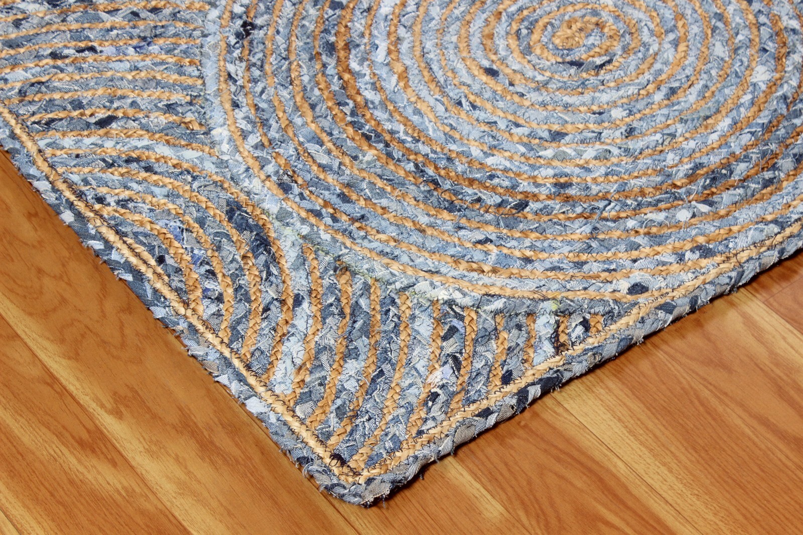 Hand Braided Cotton & Jute Rug Runner Rug Indoor & Outdoor Rug 3×5 8×10
