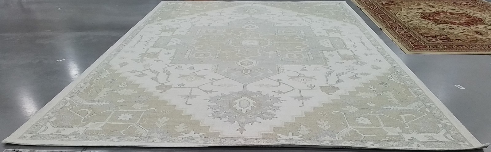 IVORY / BEIGE 12′-0″ x 18′-0″ Cut on Rug, Reduced Price 1172796089 MLP503B-1218