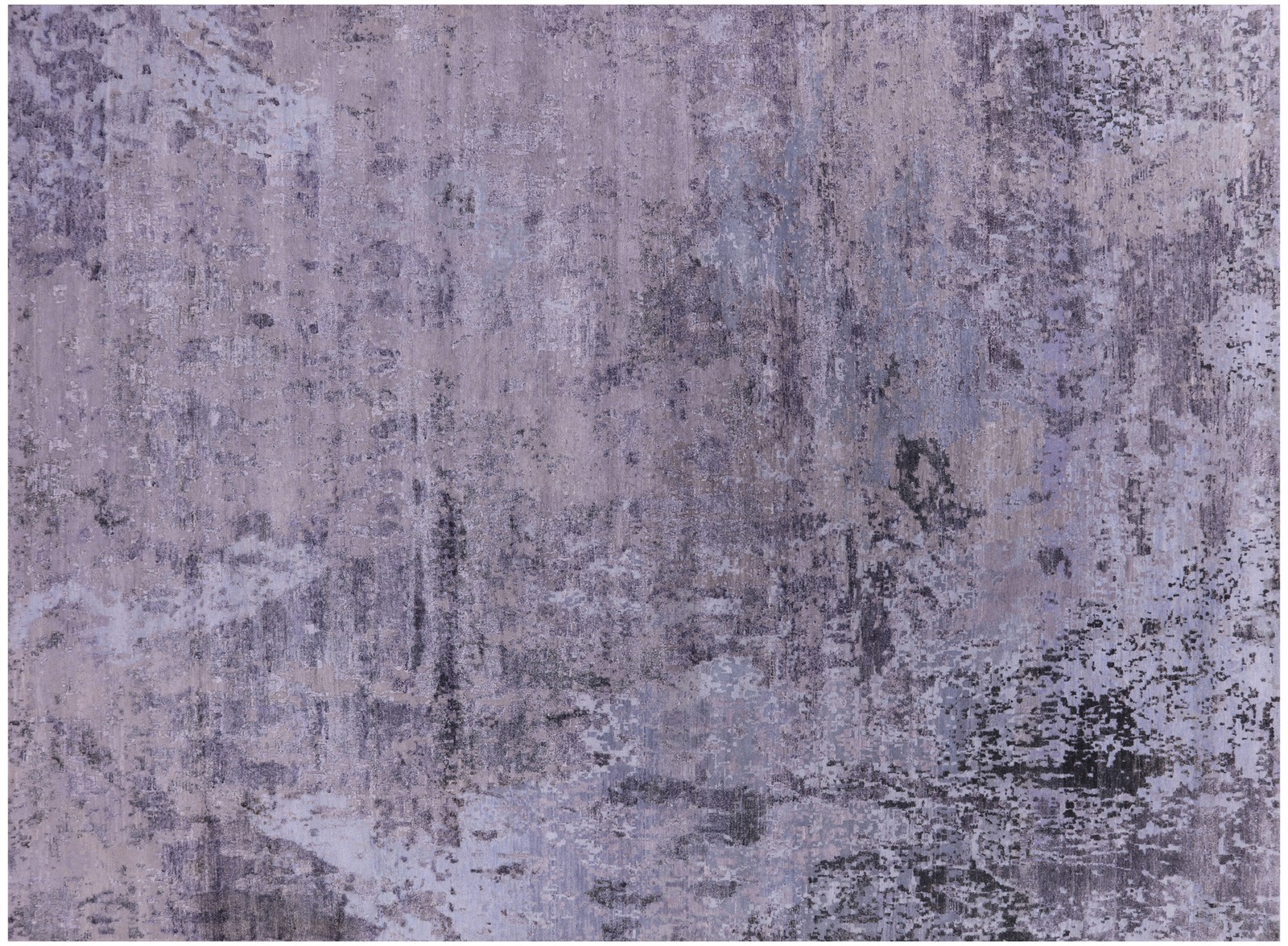 Handmade Abstract Wool & Silk Rug 8′ 10″ X 12′ 2″ – Q8652