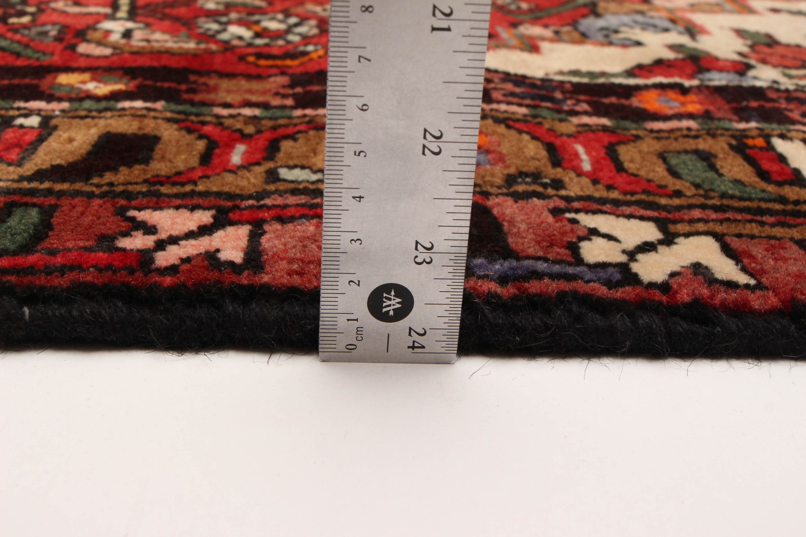 3’8″ x 10’11” Vintage Hand-knotted Runner Rug Traditional Oriental Wool Carpet