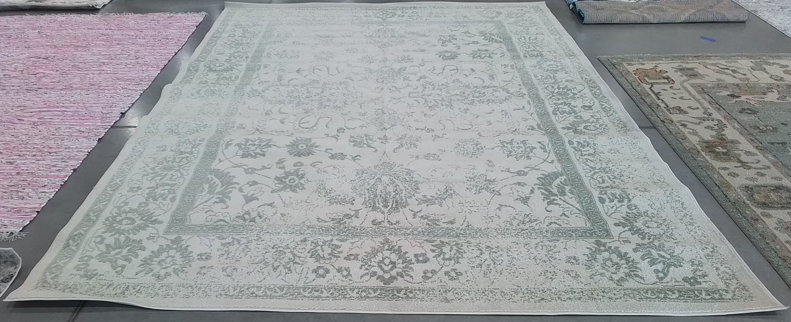 IVORY / SAGE 9′-0″ x 12′-0″ Flaw in Rug, Reduced Price 1172787306 ADR109V-9