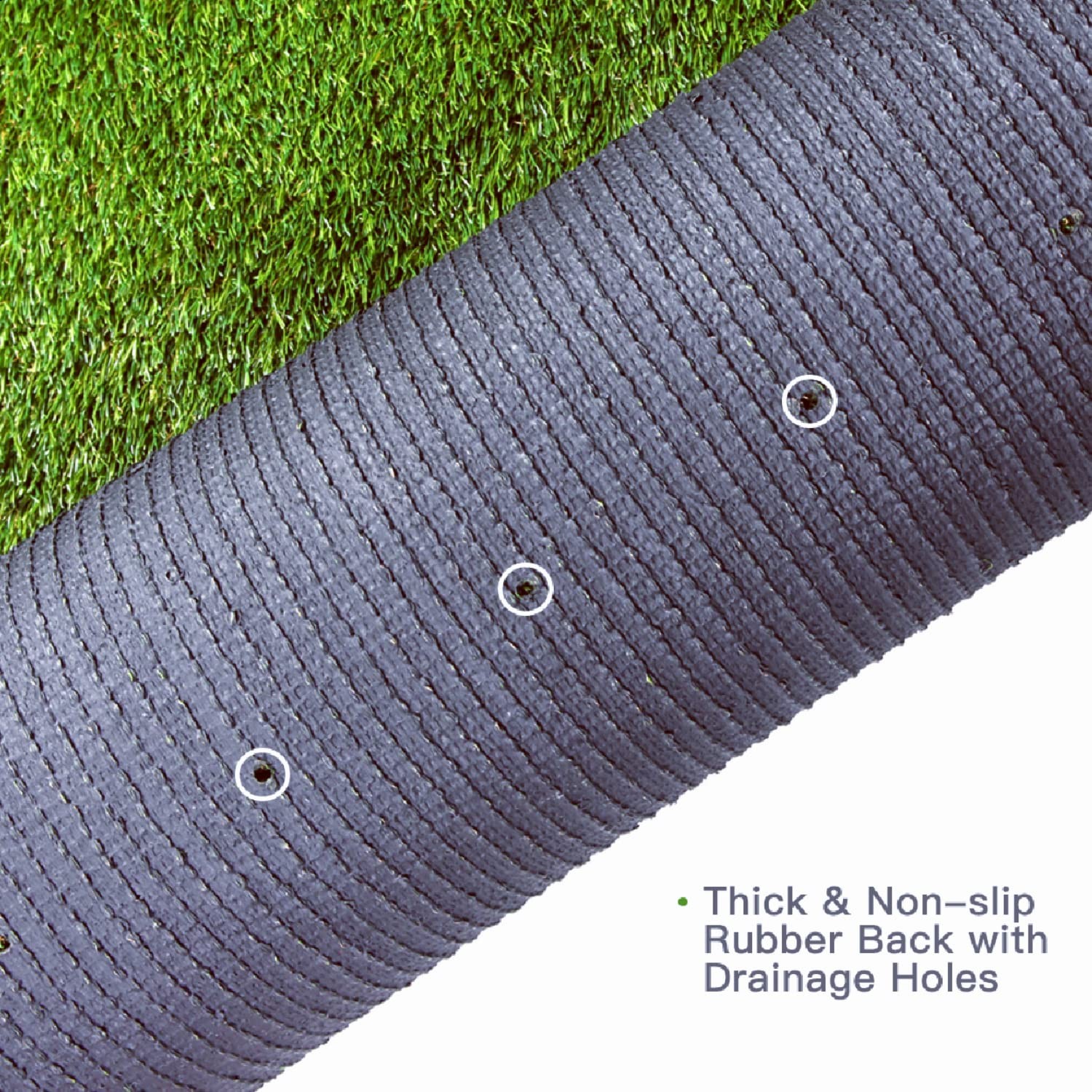 GRASS EXPRESS Artificial Grass Turf, 10ft x 12ft (120 ft²) 20mm Pile Height I…