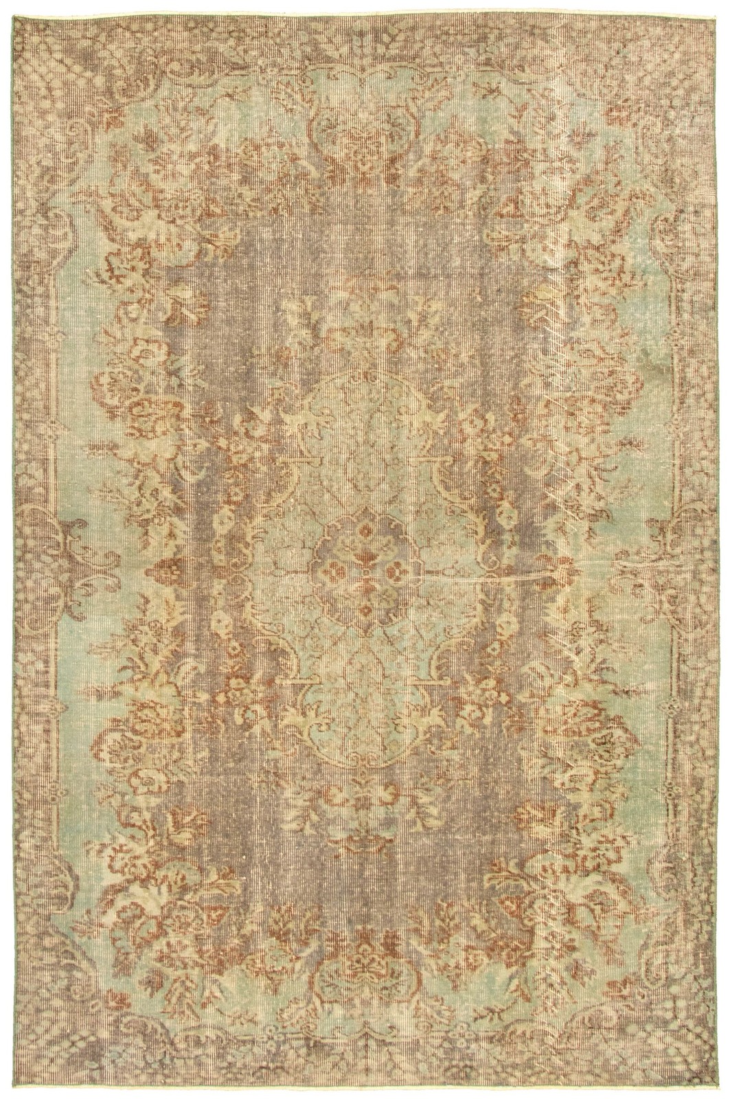Traditional Vintage Hand-Knotted Area Rug 4’9″ x 8’10” Oriental Wool Carpet