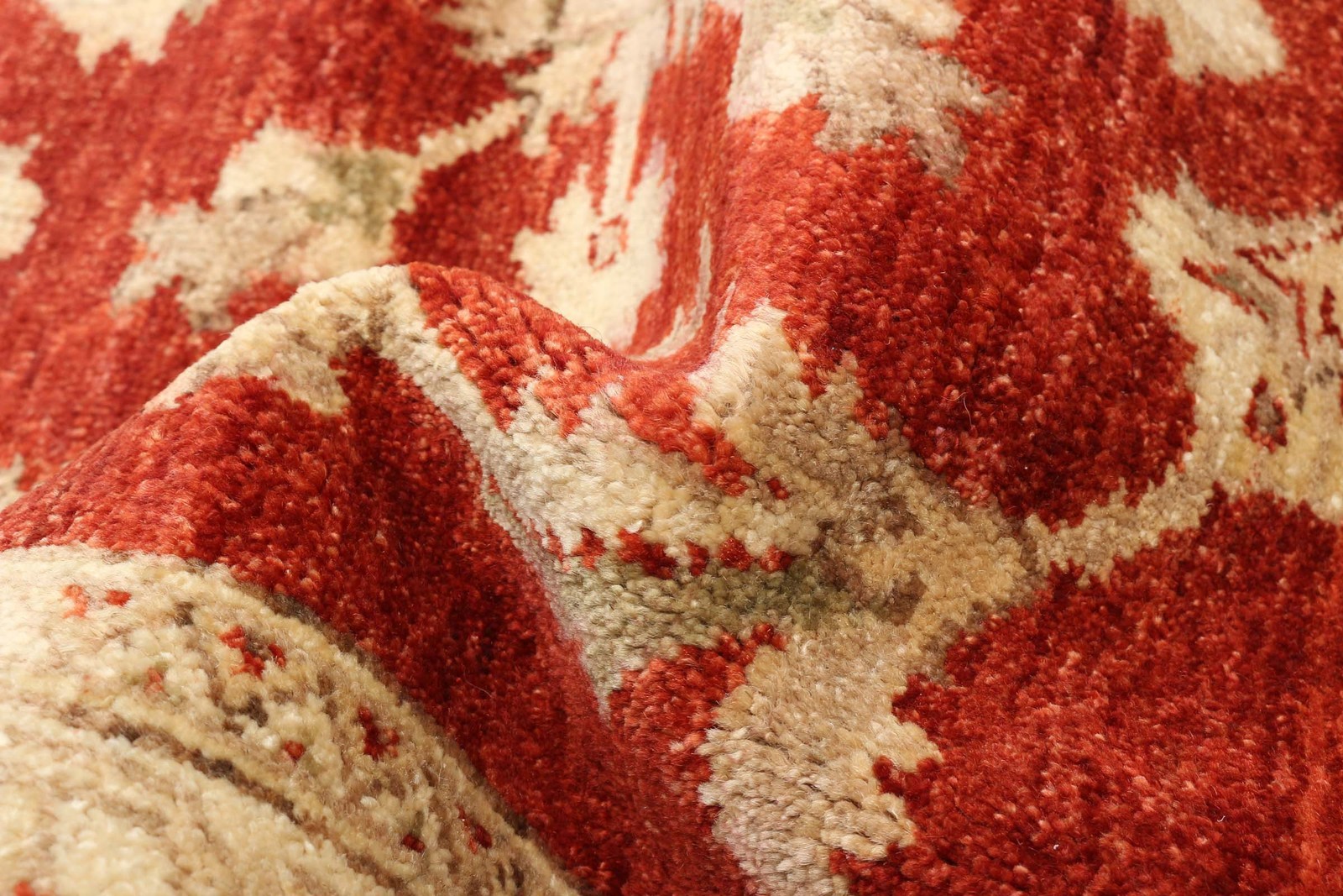 Traditional Red Hand-knotted Oriental Carpet 3’1″ x 5’9″ Wool Area Rug