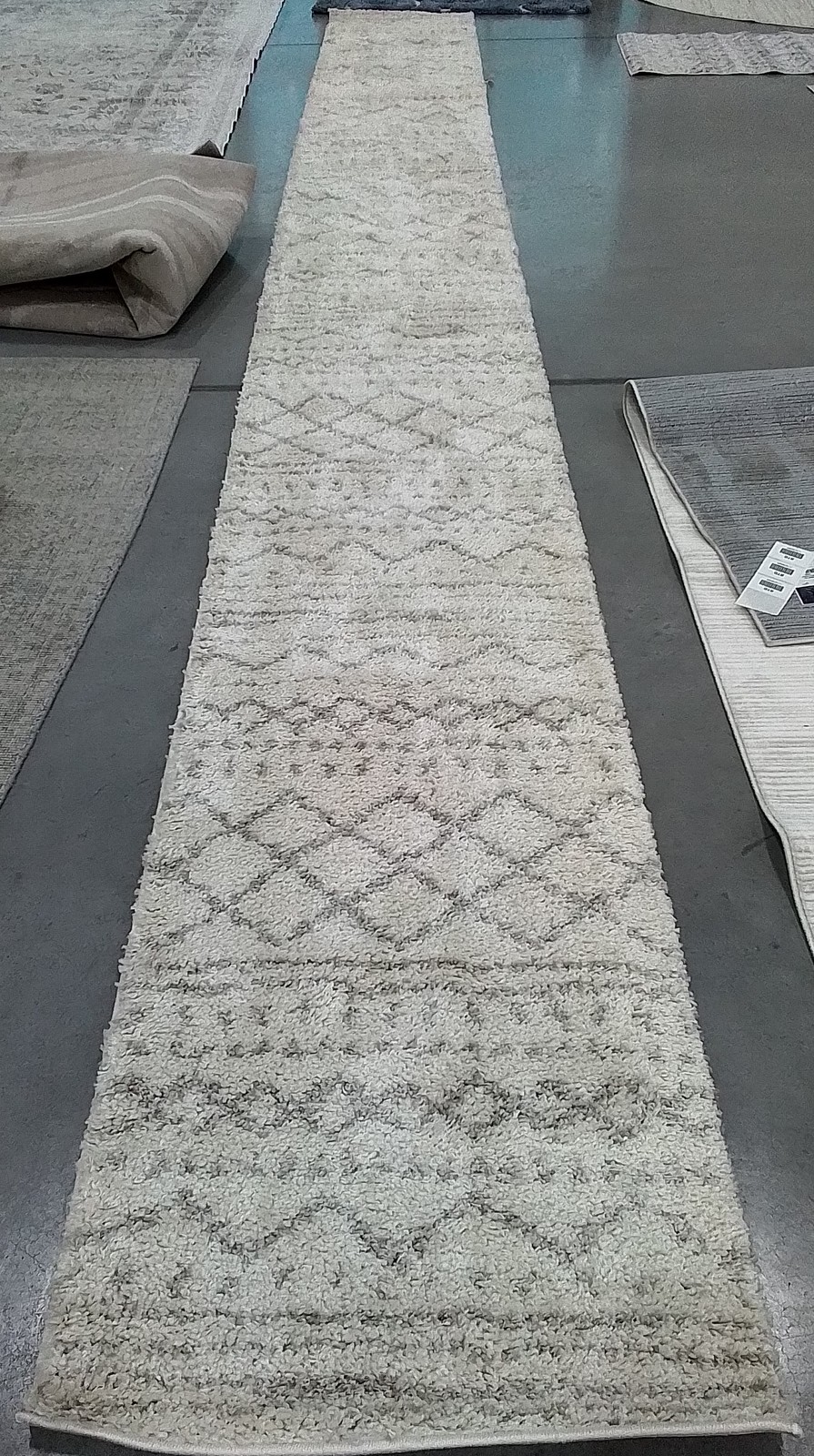 IVORY / BEIGE 2′-3″ x 22′-0″ Back Stain Rug Reduced Price 1172795386 ASG741A-222