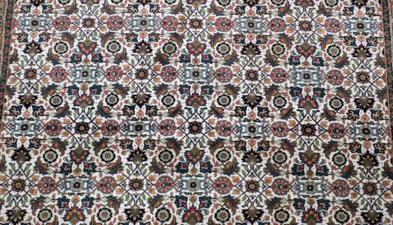 Excellent Indo-Tabrizz Mahi/Fish Design Hand knotted Oriental Rug Square 6′ x6′