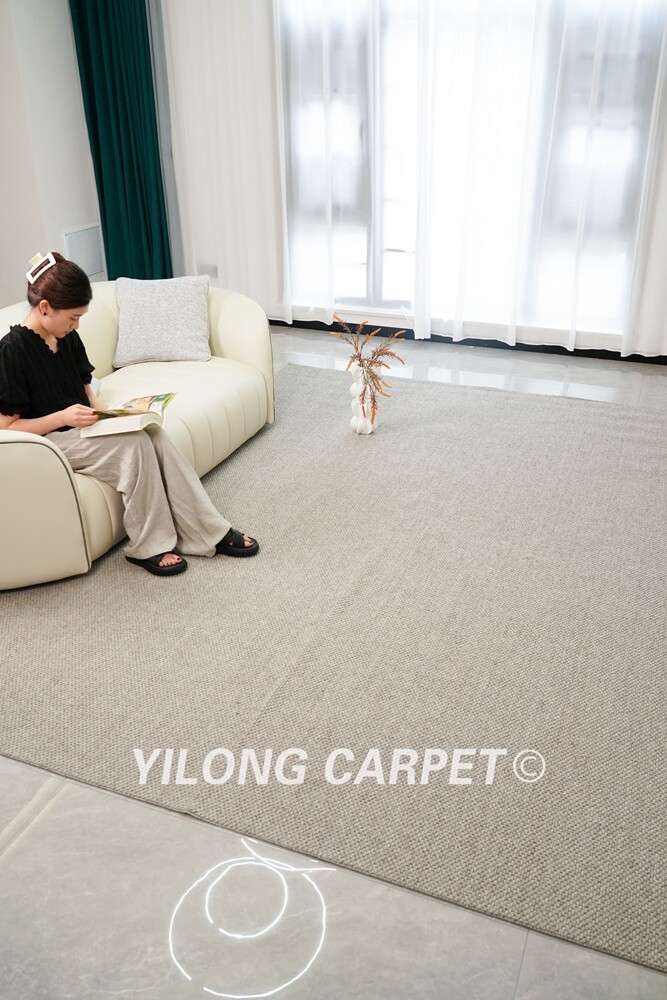 Dark Grey Modern Plain Carpet Area Rugs Bedroom handtufted Minimalist Style