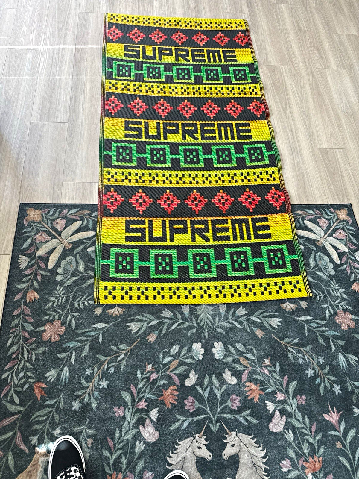 Supreme Sosenap plastic mat yellow