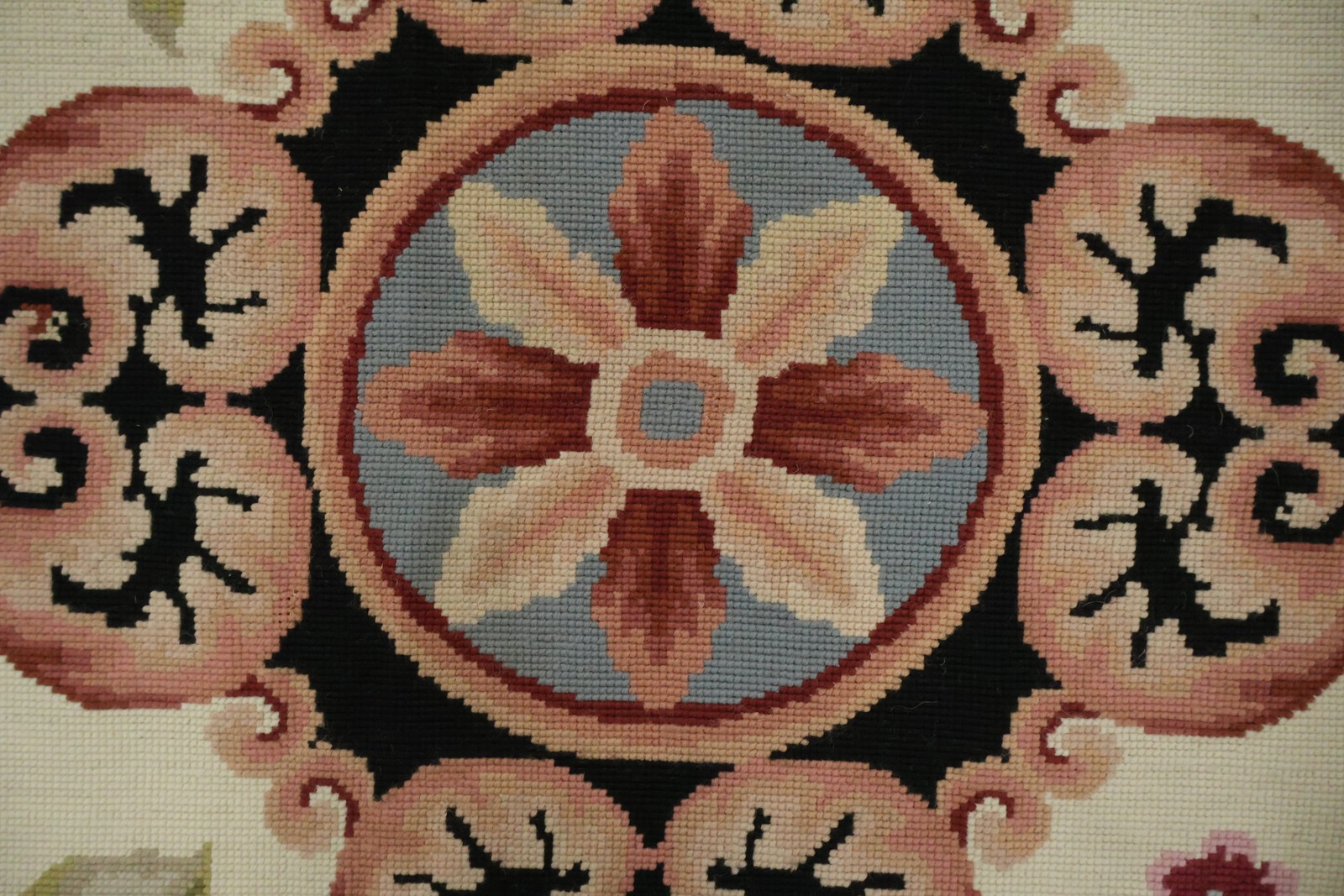Aubusson Tapestry Chinese Large Rug 12×18 Needle-Point All-Over Pattern Carpet