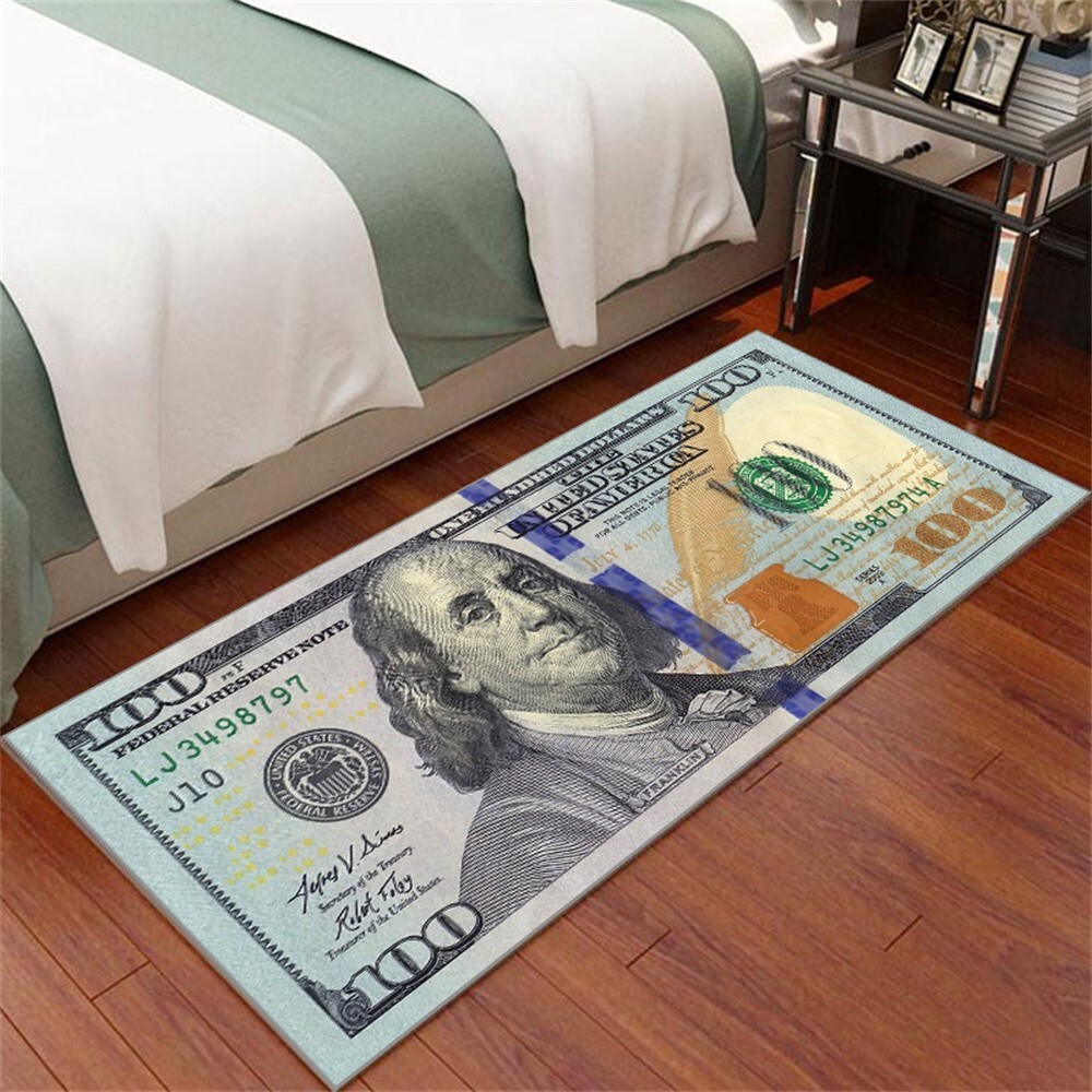 Dollar Carpet Money Rugs Dollar Bill Runner Area Rug For Bedroom Carpet