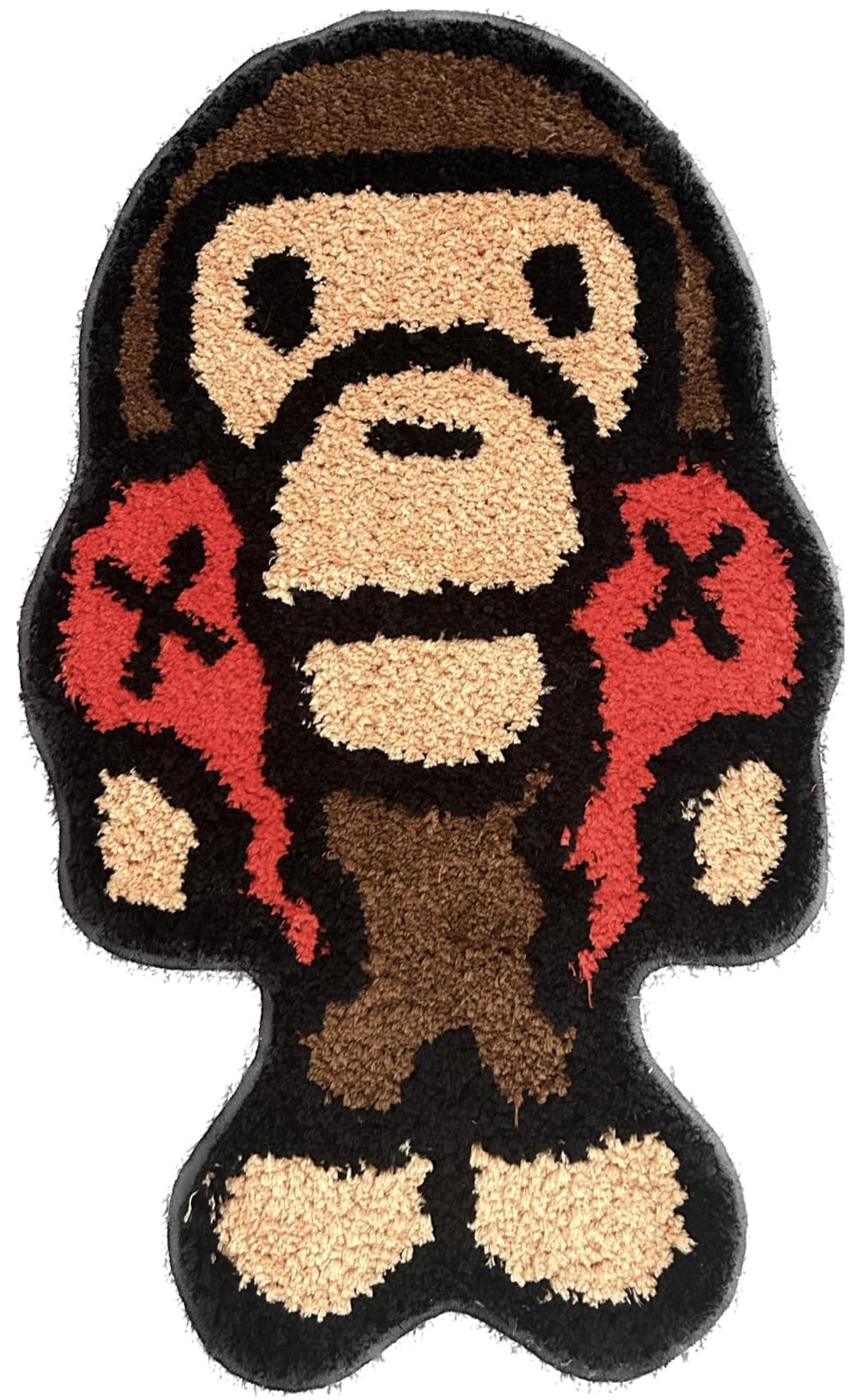 Baby Milo BAPE Rug – X Kawed decor – Handmade & Premium- 30in W * 20in L (75*…