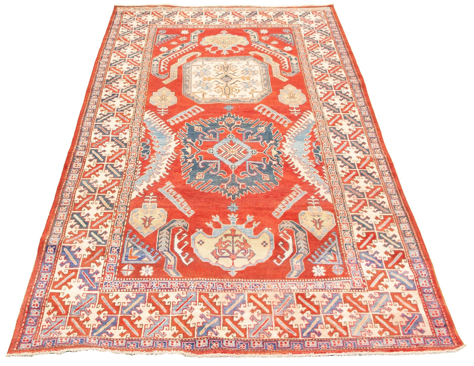 5’7″ x 11’1″ Hand Knotted Area Rug Traditional Oriental Wool Carpet