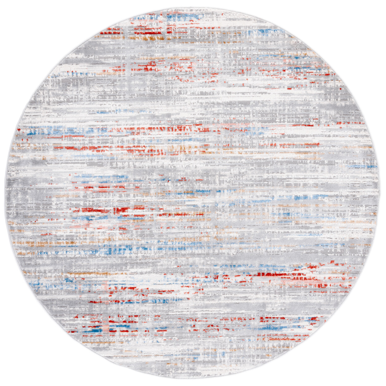 SAFAVIEH Shivan Collection SHV191P Light Grey / Rust Rug