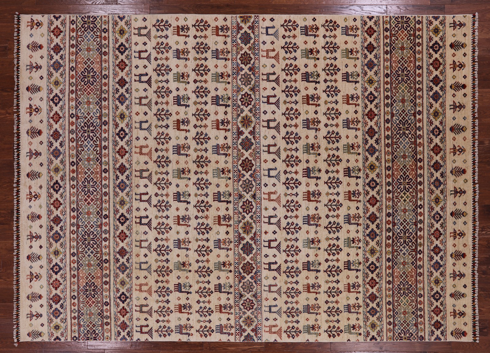 8′ 3″ X 11′ 6″ Gabbeh Hand Knotted Rug – Q2884