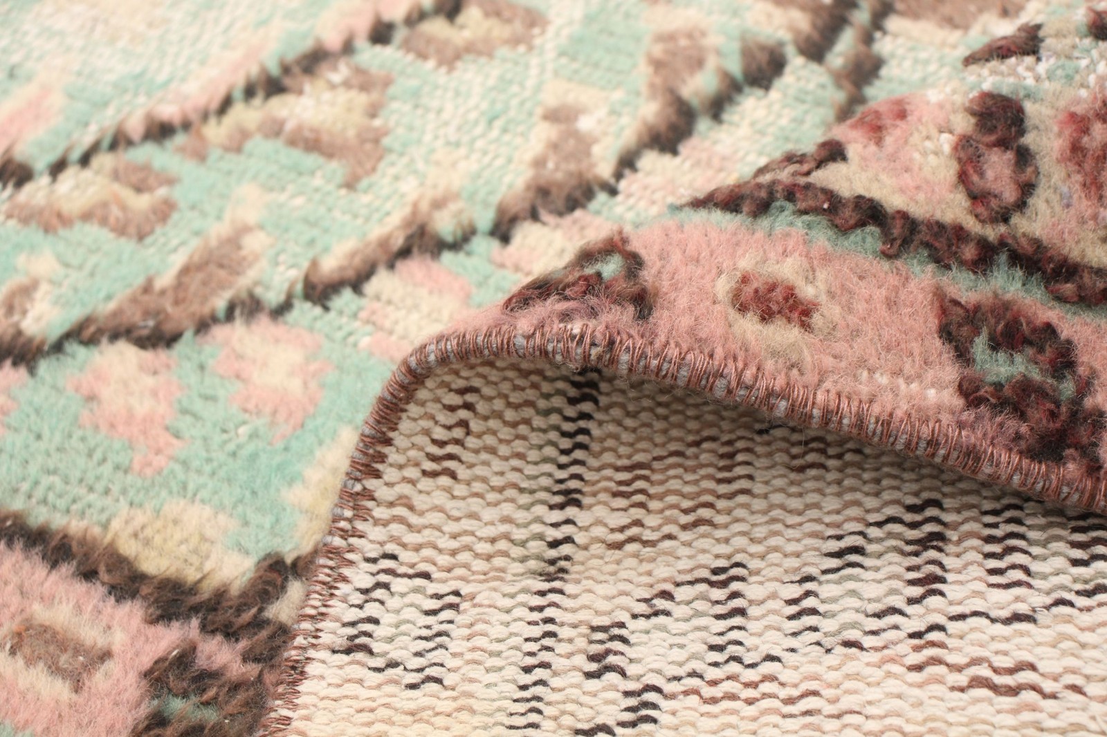 Traditional Vintage Hand-Knotted Area Rug 6’4″ x 9’7″ Oriental Wool Carpet