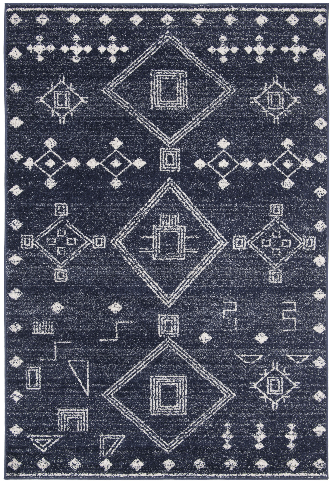 Safavieh Adirondack NAVY / SILVER 5′ 1″ X 7′ 6″ Area Rug – ADR208N-5