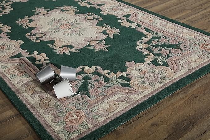 Hand Tufted Design, Luxury Wool Handmade Bedroom Rug, Dining Room, Hall Rug