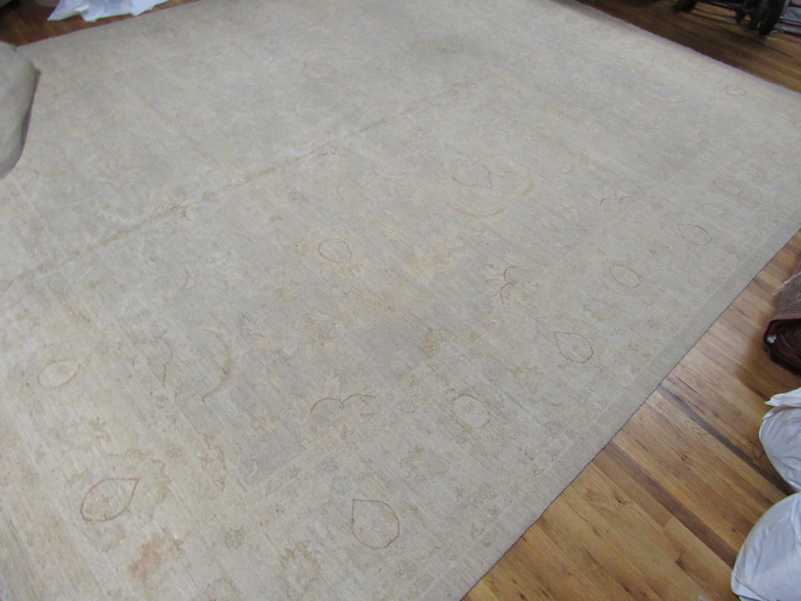 12×15′ Gray Pakistani Chobi Peshawar Rug 26990