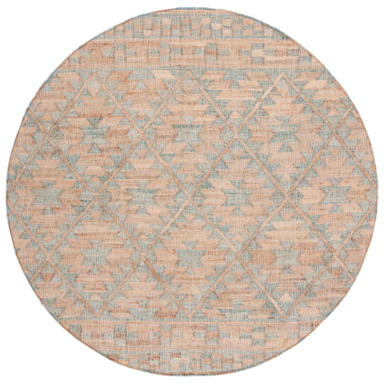 SAFAVIEH Kilim KLM757M Handwoven Blue / Natural Rug