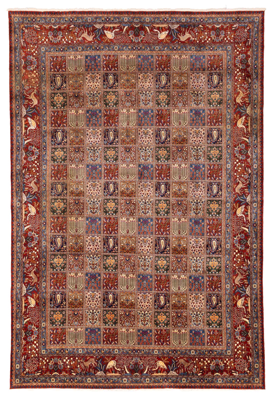 Traditional Hand-knotted Area Rug 8’1″ x 12’4″ Dark Copper Oriental Carpet