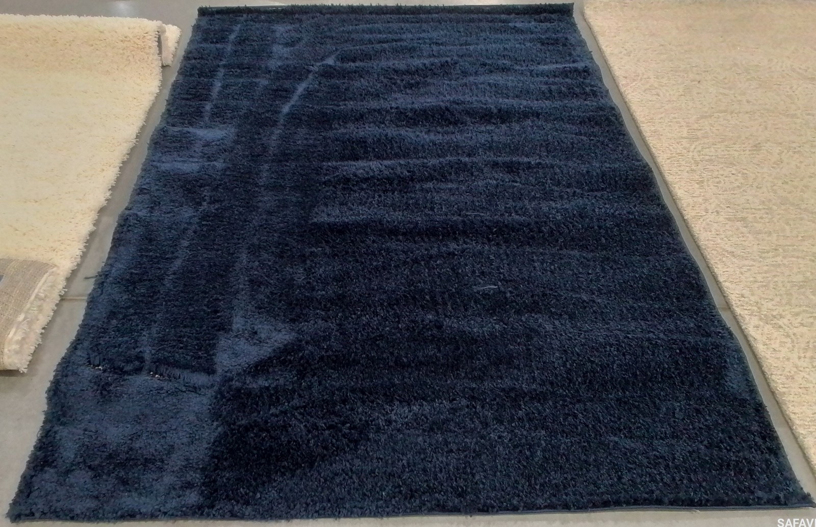 NAVY 5′-3″ x 7′-7″ Flaw in Rug, Reduced Price 1172793417 AUG553M-5