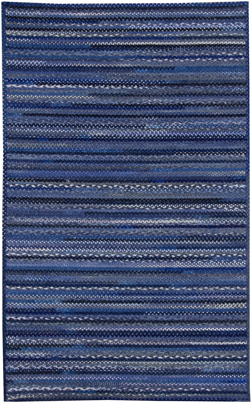 Wool Flatweave Area Rug | Braided Style | 5’0″ x 8’0″ | 67890