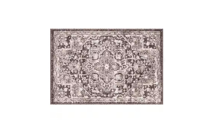 Magic Traditional Brown and Cream 2 Ft. X 3 Ft. Oriental Indoor Area Rug