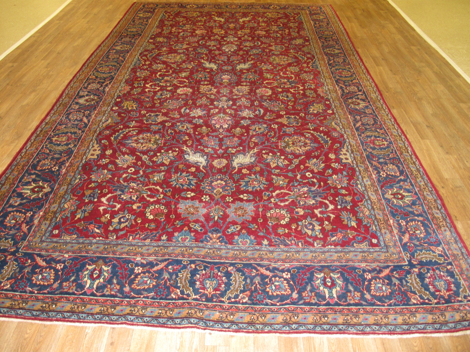Genuine 7’4″ x 12’4 Antique Meshad Area Rug Carpet