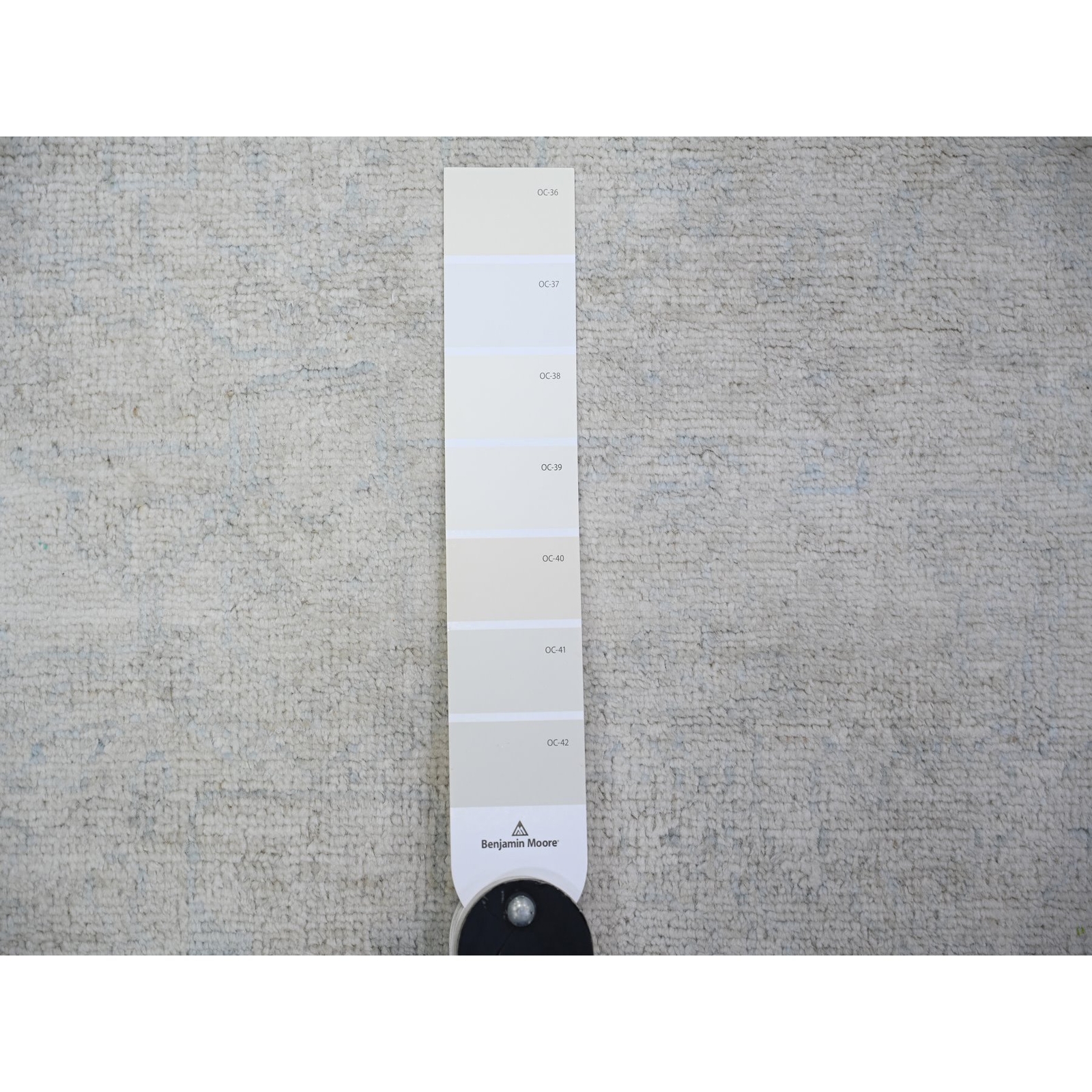 2’8″x9’7″ White Wash Peshawar Wool Hand Knotted Oriental Rug R74054